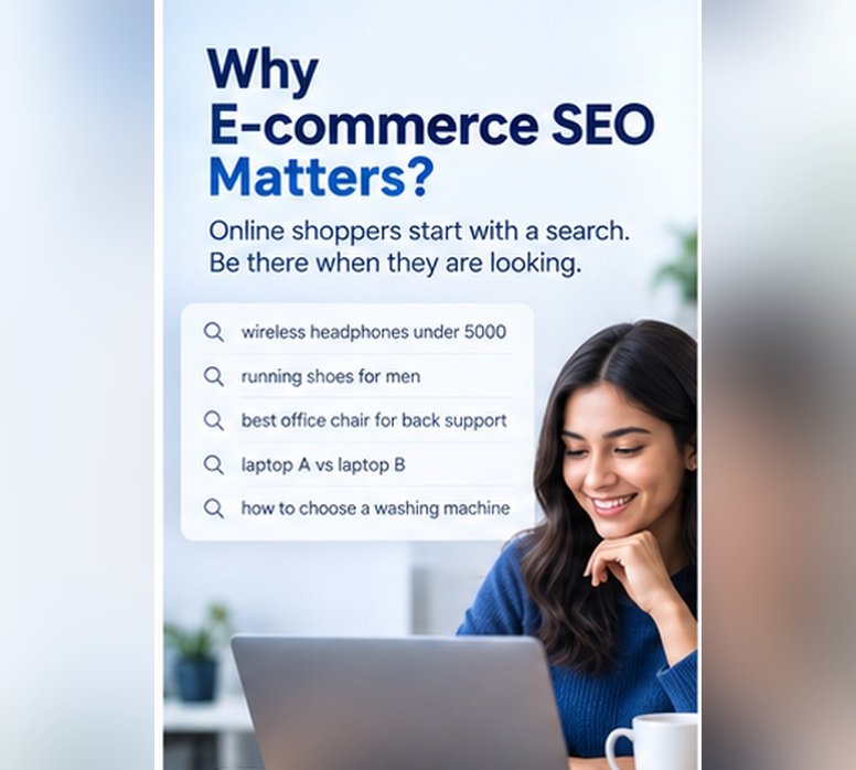 Why E-commerce SEO matters - online shoppers start with a search, be there when they are looking