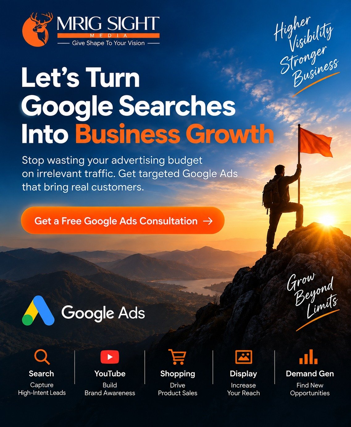 Let's turn Google searches into business growth - Mrig Sight Media