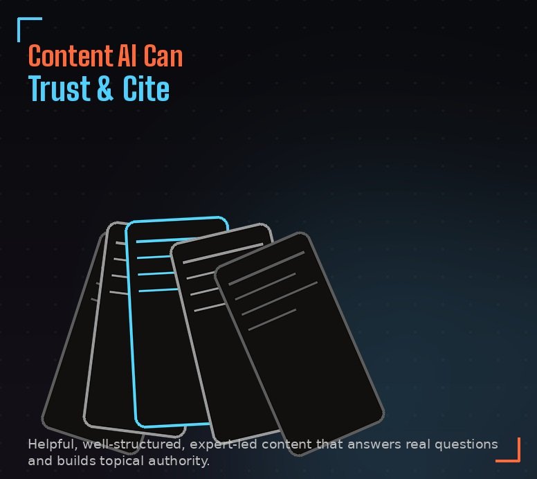 AI-ready content creation - helpful, original, expert-led content for GEO