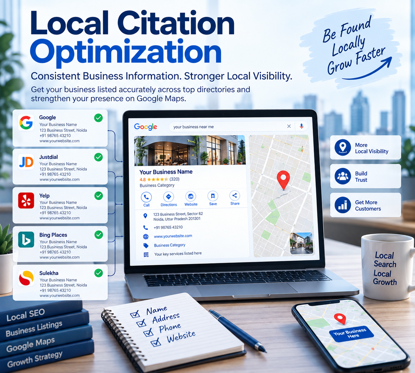 Local citation optimization - consistent business information, stronger local visibility
