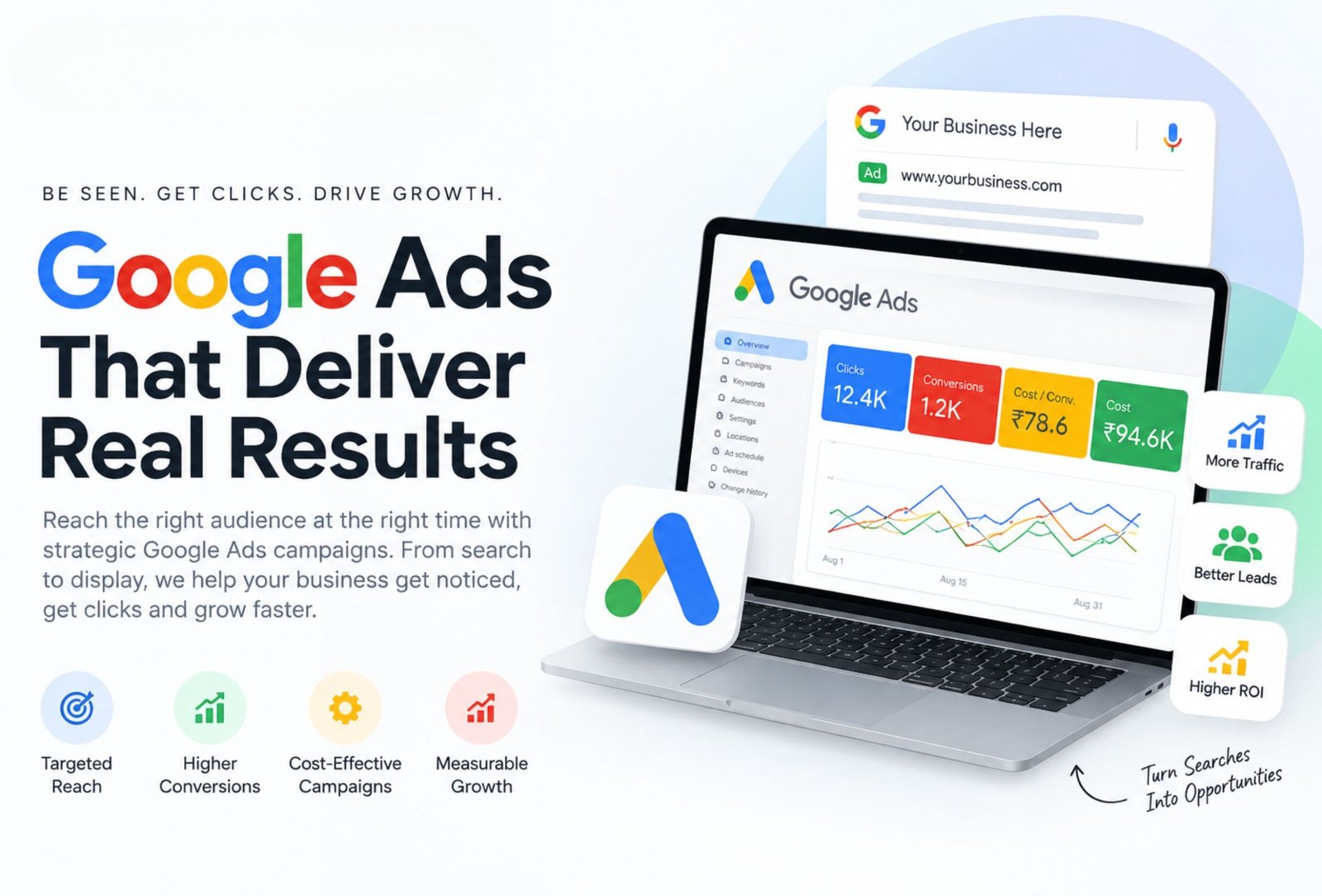 Google Ads services - drive more traffic get real results