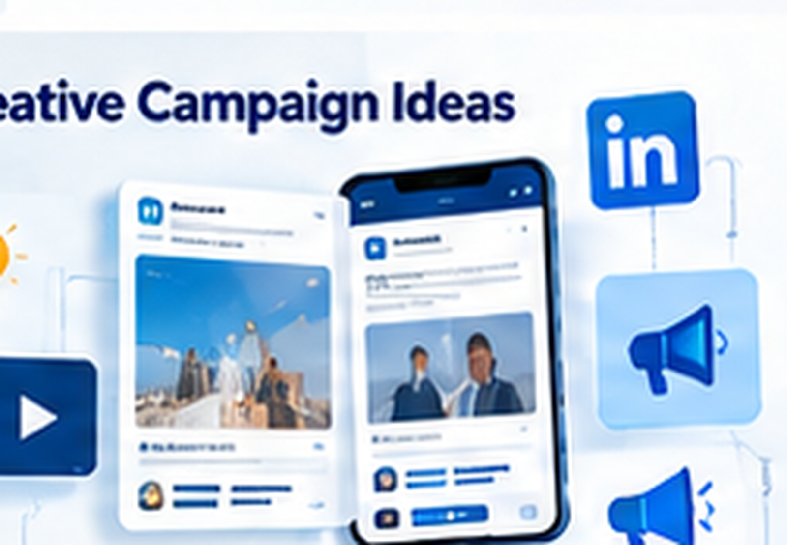 LinkedIn campaign and creative ideas for ads and organic posts