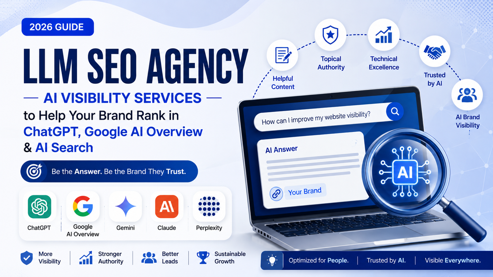 LLM SEO agency AI visibility services