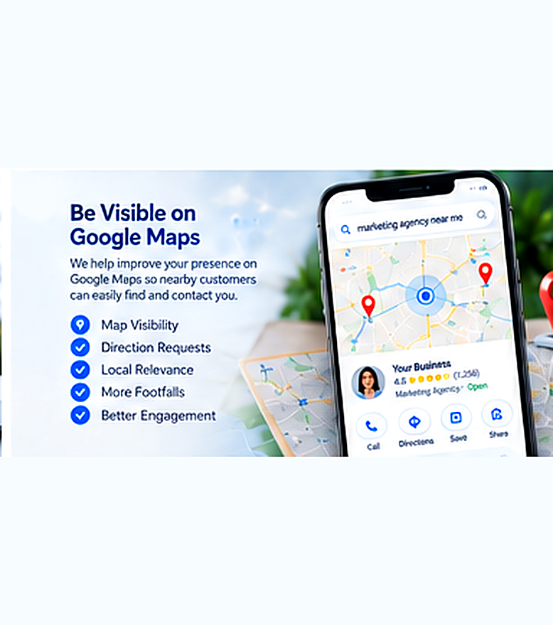 Be visible on Google Maps - map visibility, direction requests, local relevance, more footfalls