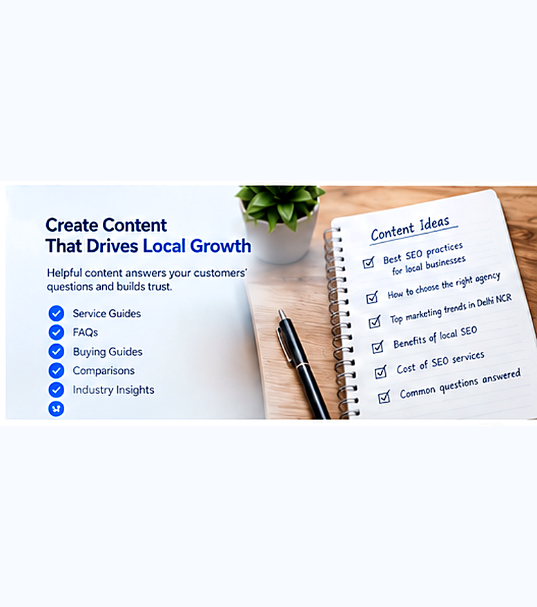 Create content that drives local growth - helpful content answers customer questions