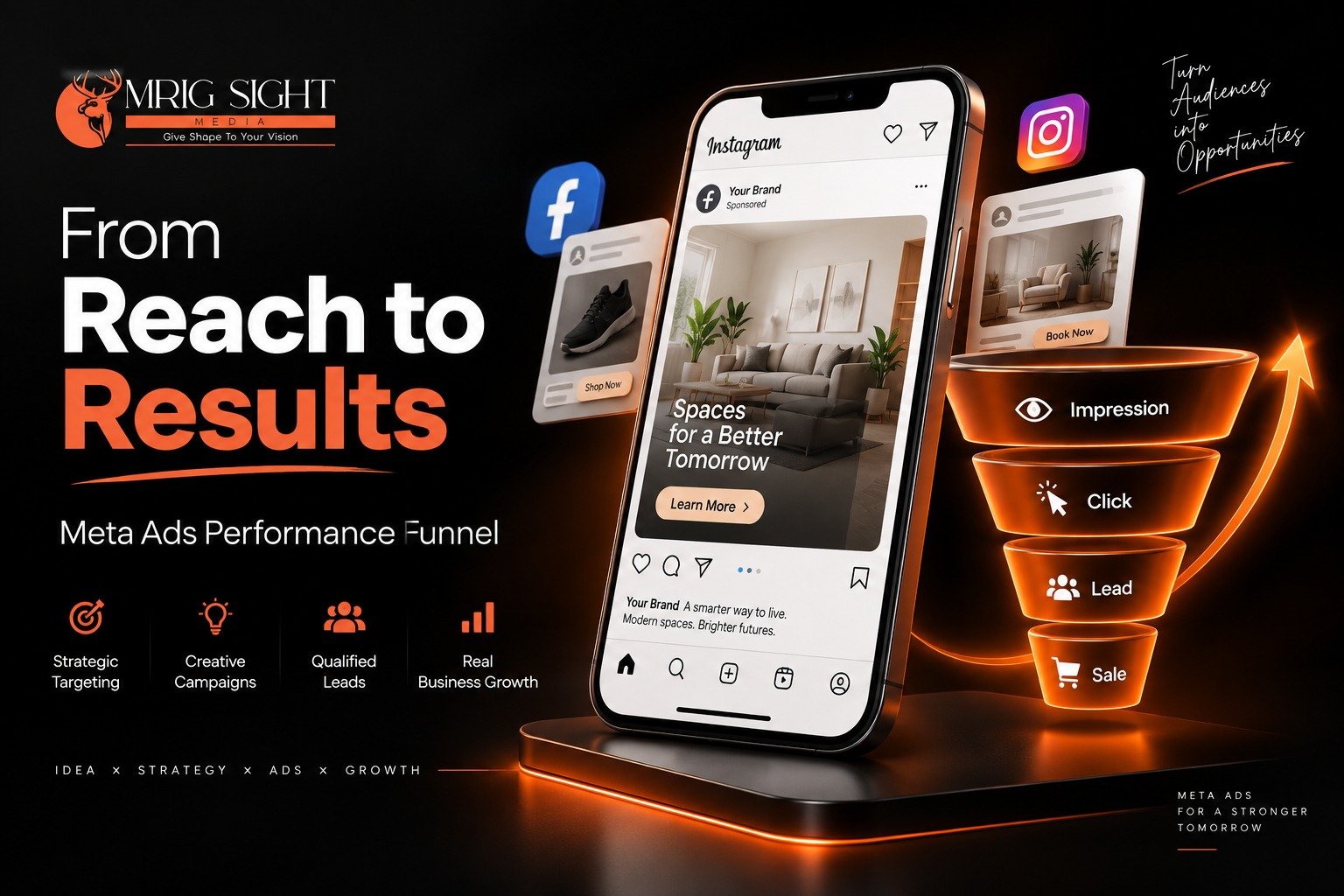Meta Ads performance funnel - from impression to conversion