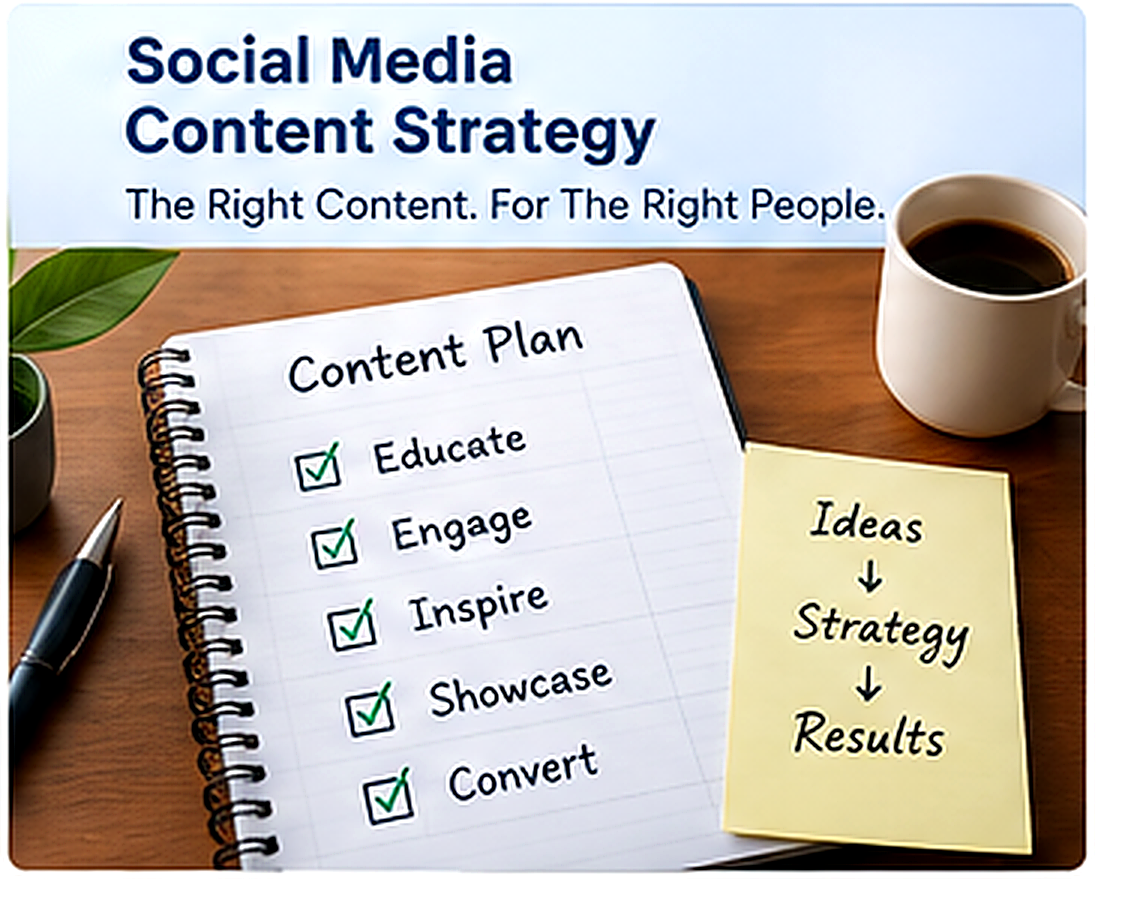 Social media content strategy - the right content for the right people
