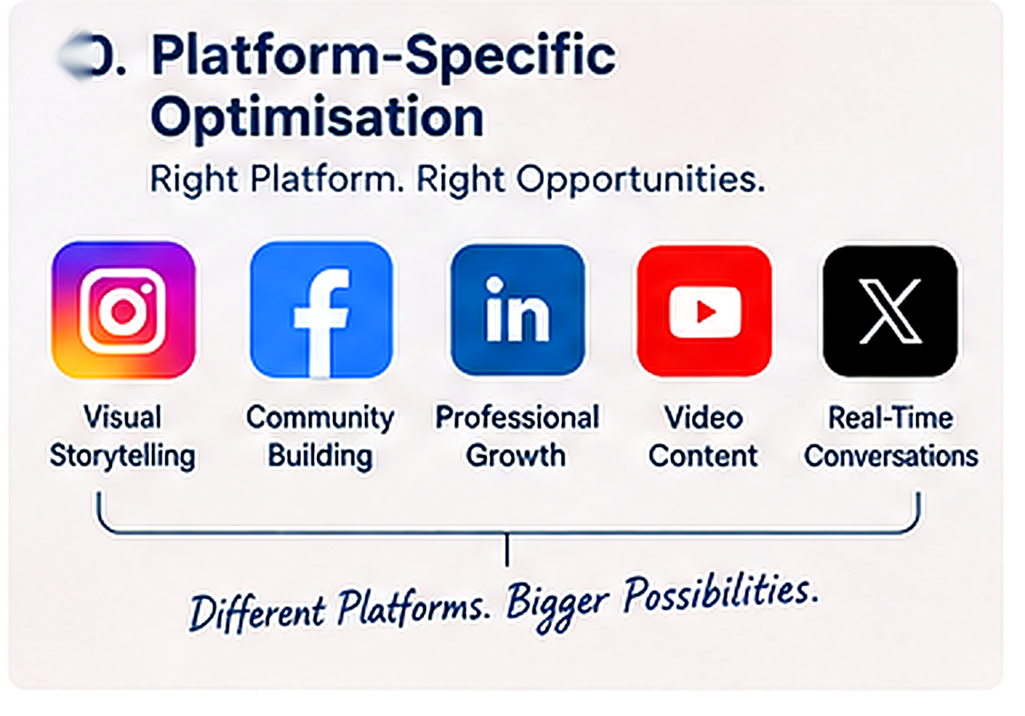 Platform specific optimisation - right platform, right opportunities