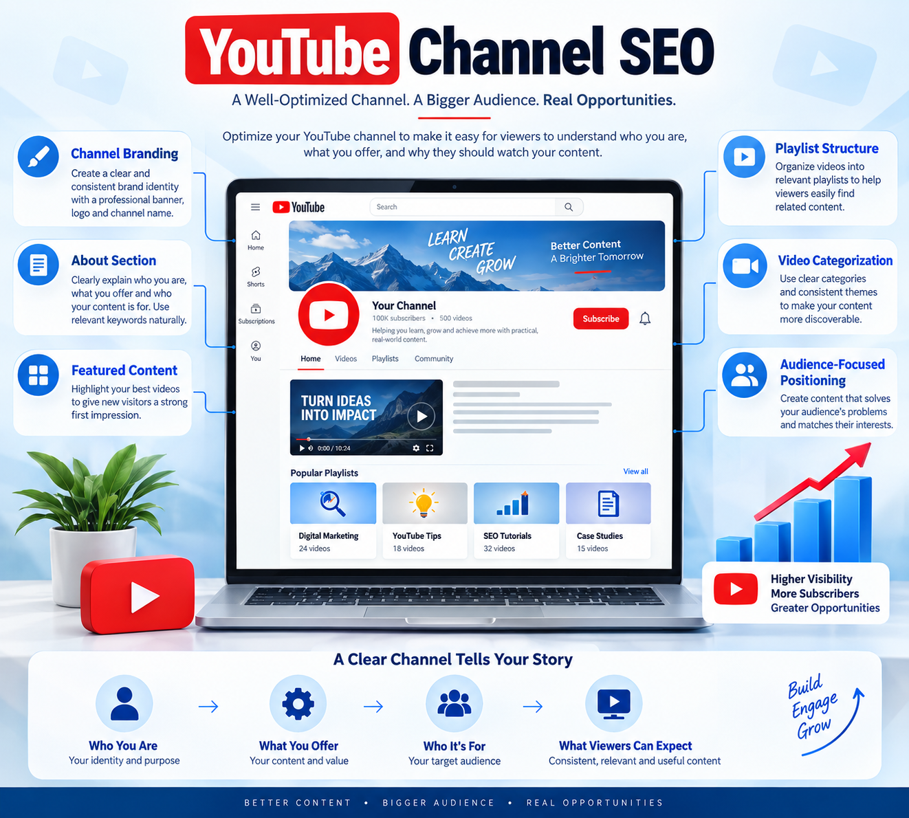 YouTube Channel SEO - a well-optimized channel, a bigger audience, real opportunities