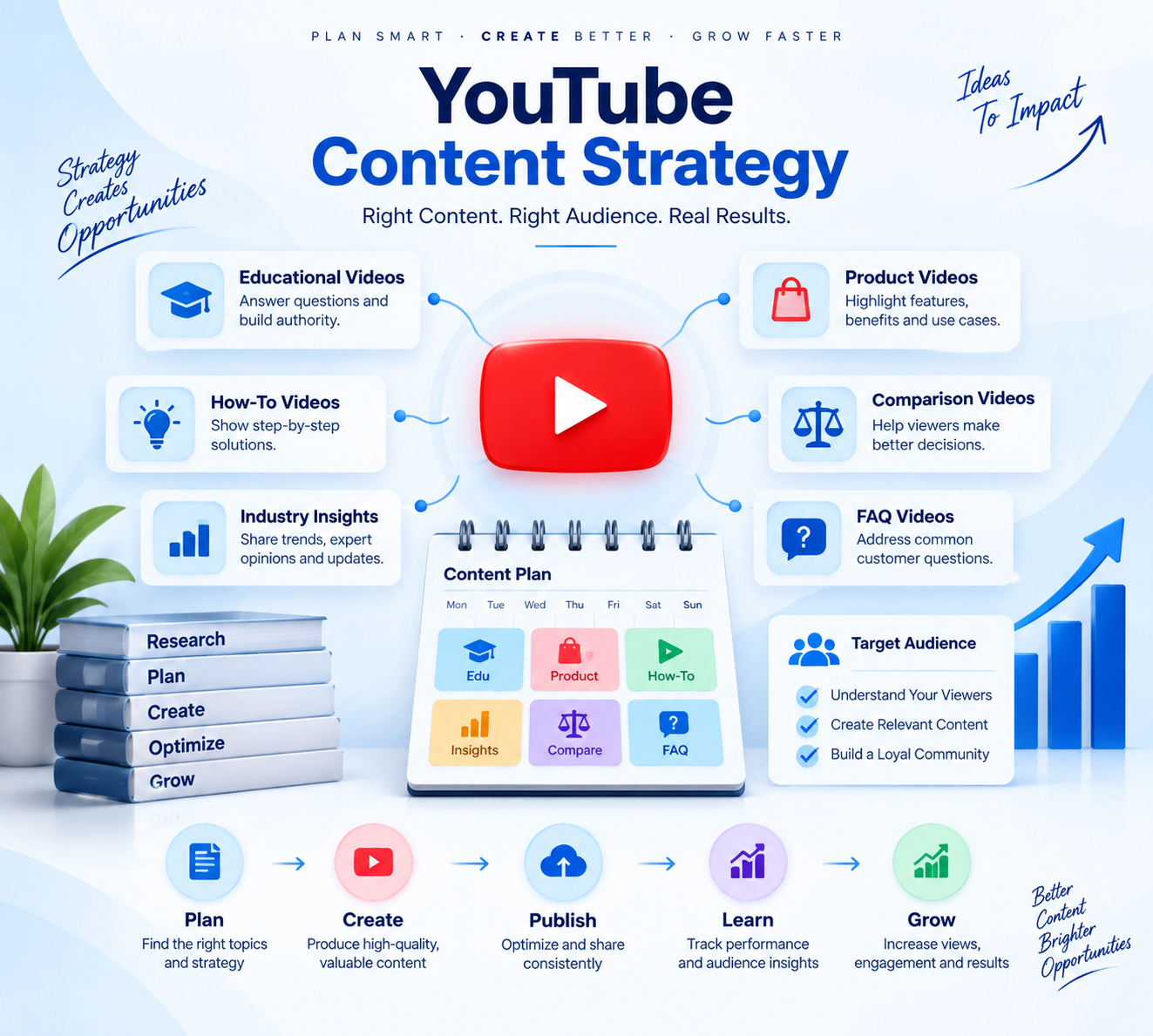 YouTube content strategy - right content, right audience, real results